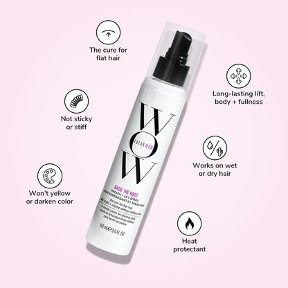 Authentic USA imported COLOR WOW volumizer spray product label details