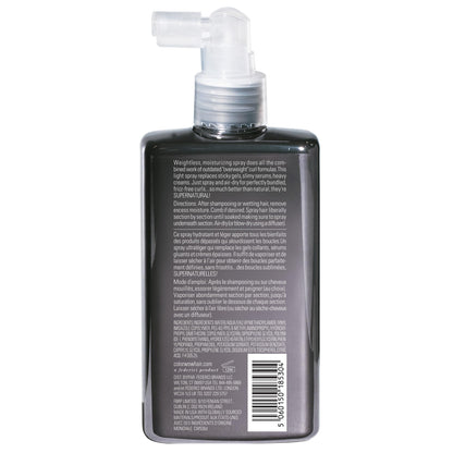 Color Wow curl enhancing styling spray back label instructions