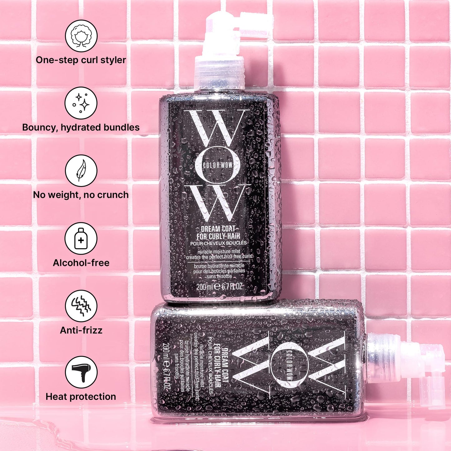 Authentic Color Wow Dream Coat moisture boosting mist packaging
