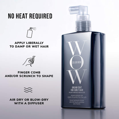 Premium imported Color Wow styling mist for wavy and curly hair