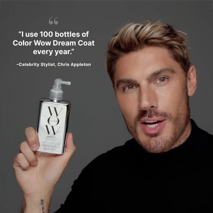 Authentic Color Wow hair styling product packaging from the United States