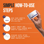 Carpe hyperhidrosis control underarm wipes lifestyle application
