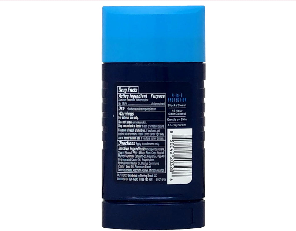 Right Guard Sport Antiperspirant label typography and branding details