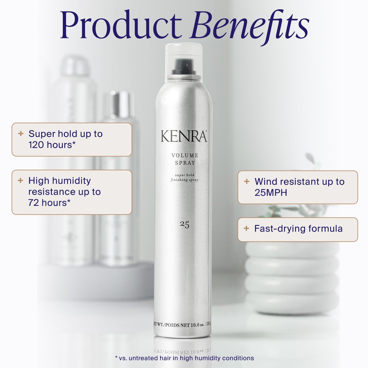 Kenra Volume Spray 10 Ounce super hold hairspray bottle