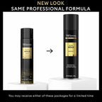 Aerosol nozzle detail of TRESemmÃ© hair spray for fine mist application.