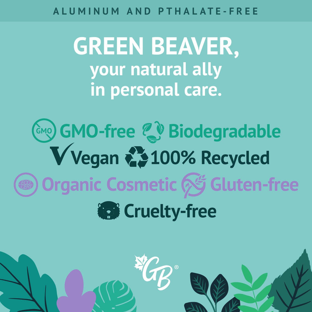 Green Beaver 50 gram antiperspirant stick showing twist-up container design