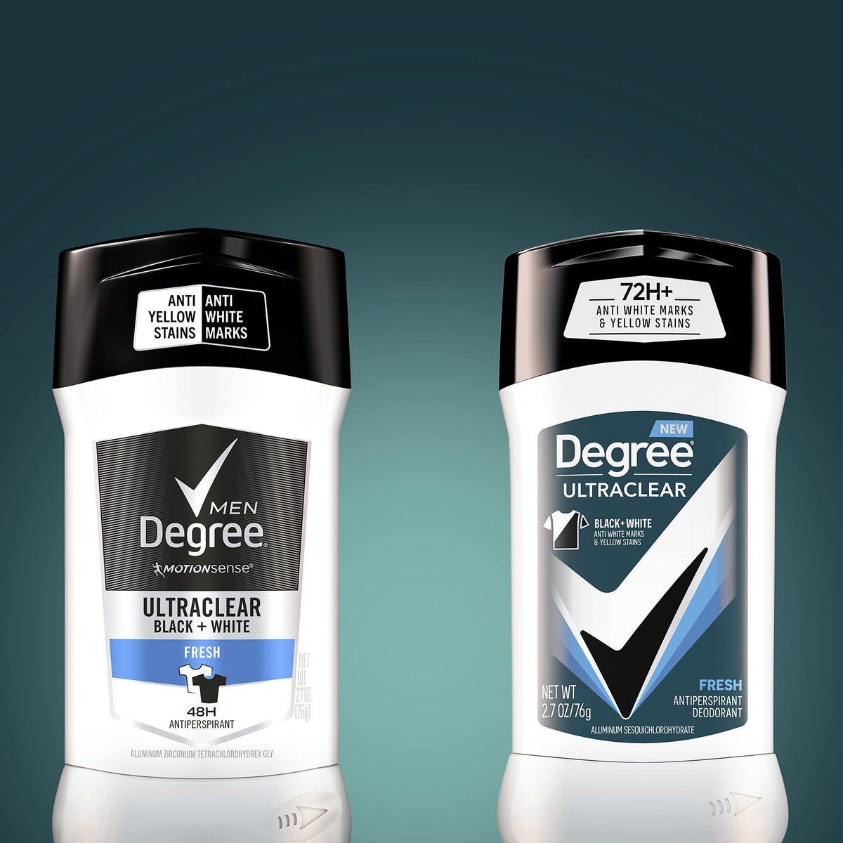 Degree Men UltraClear 12-pack storage presentation