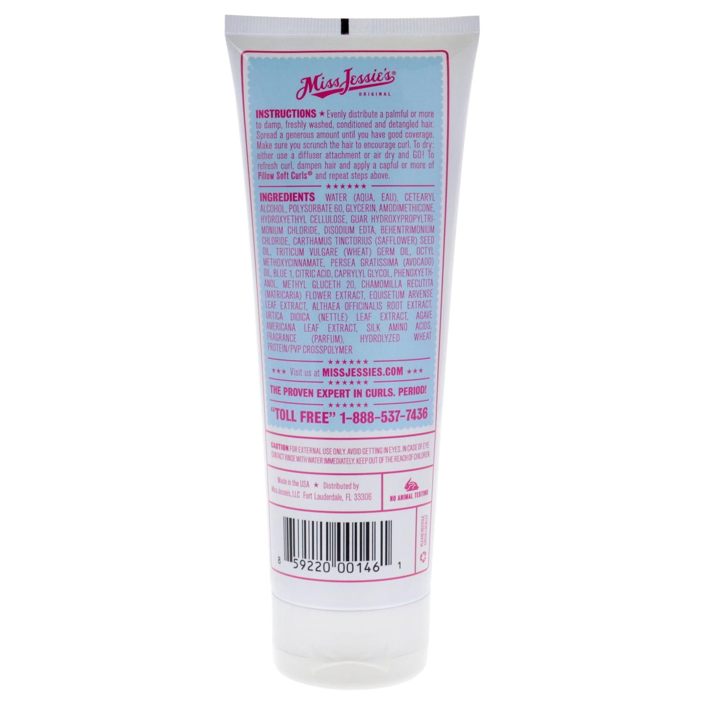 Authentic Miss Jessie's lightweight fabric softener style curl cream texture showcase