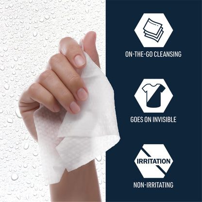 Certain Dri wipes packaging showing 72 hour protection label