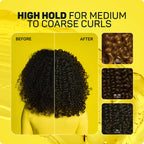 Back view ingredients label of Marc Anthony Strictly Curls hair gel