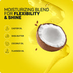 Texture demonstration of non sticky Marc Anthony flex styling gel