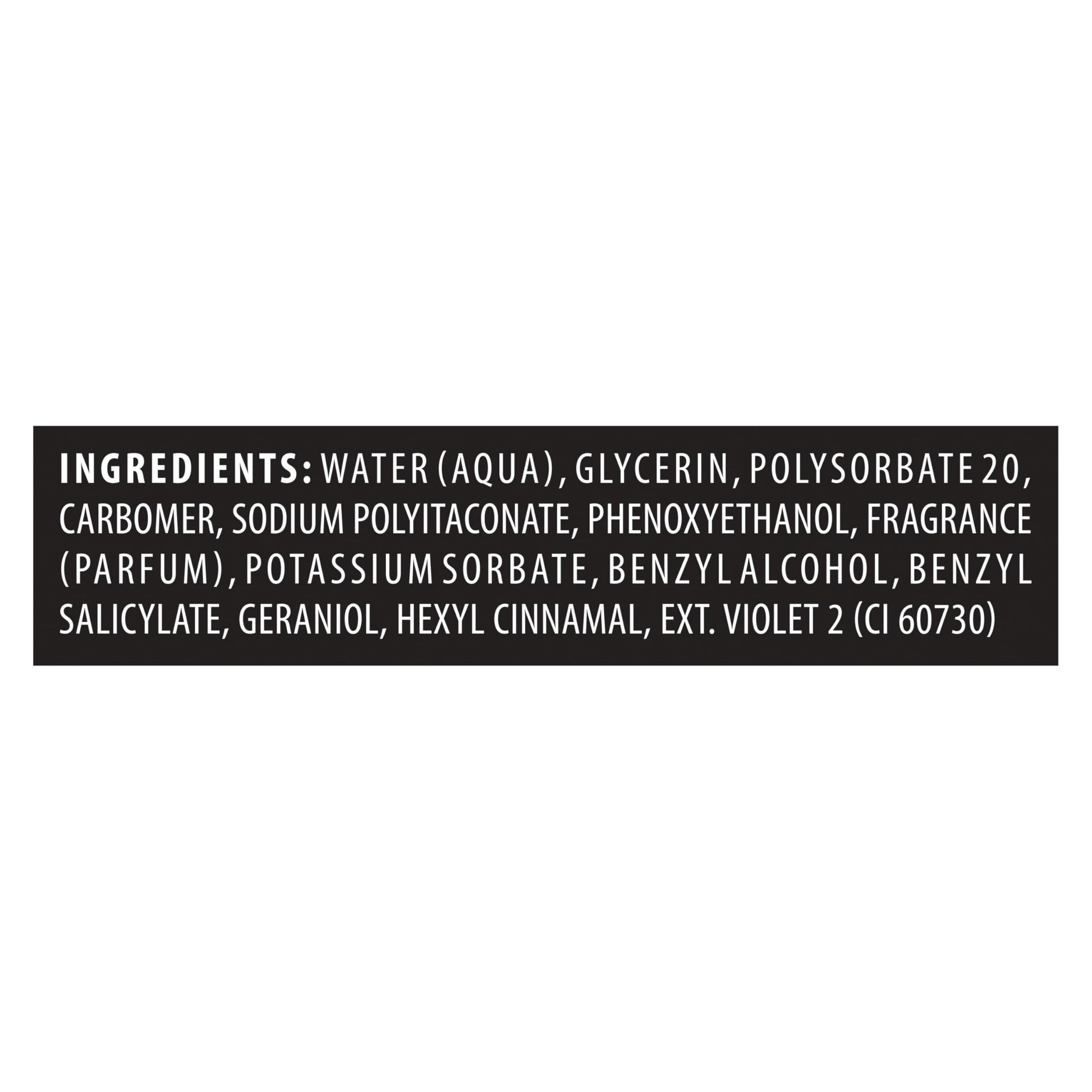 Side view of TRESemme nine ounce sculpting gel tube displaying product dimensions
