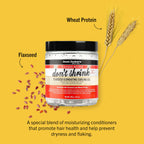 Aunt Jackie's anti shrinkage hair gel cream texture showing moisturizing consistency