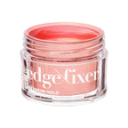 Biotin B7 infused edge control styling gel texture inside the jar
