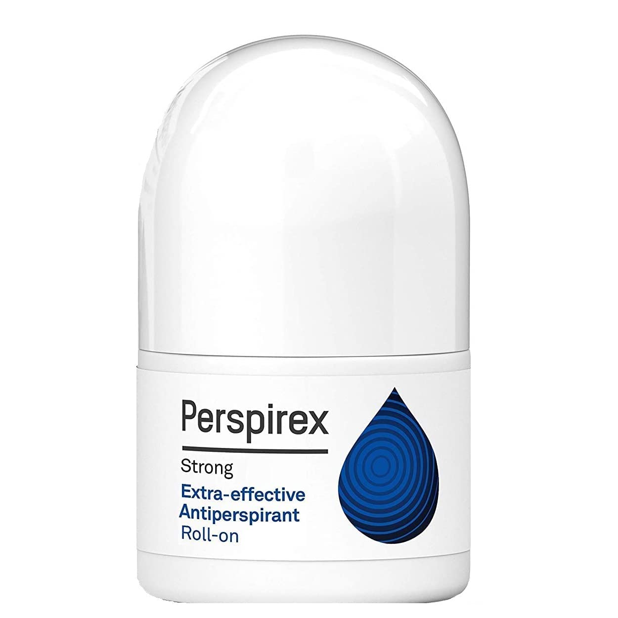 Perspirex unfragranced hyperhidrosis roll on bottle packaging