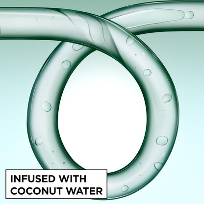 Garnier Fructis style curl sculpt product tube displaying the coconut water infusion benefit.