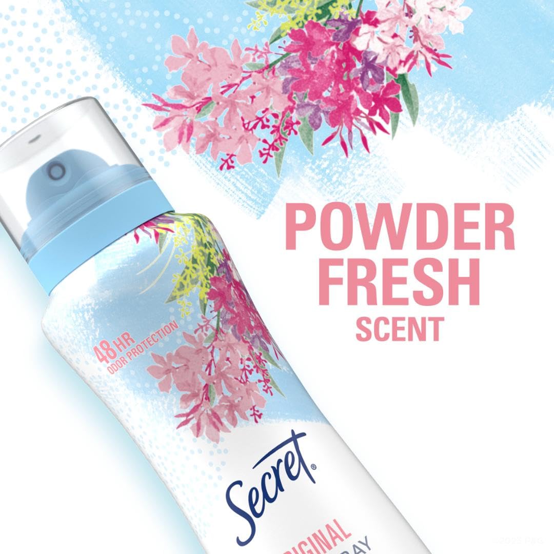 Secret weightless dry spray lifestyle presentation