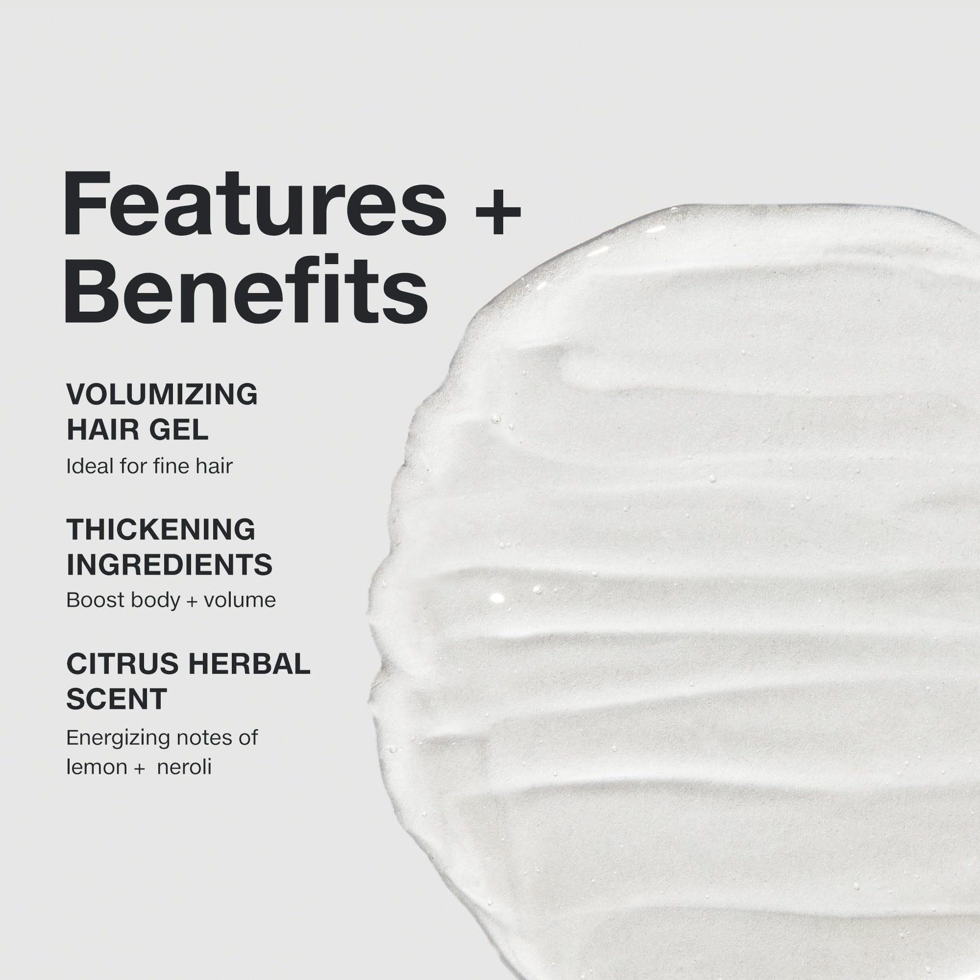 Back label view of Paul Mitchell Extra-Body Sculpting Gel featuring directions and legal details
