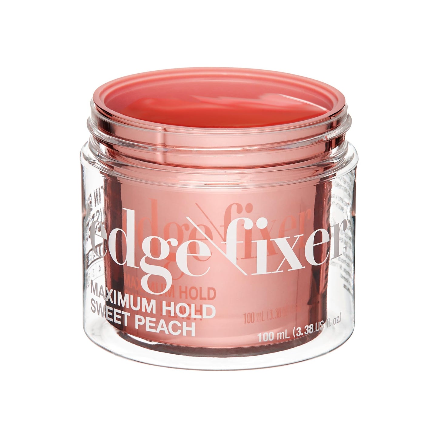 KISS COLORS & CARE edge control gel lid and seal view