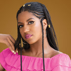 Side view of African Pride professional protective styling gel for natural hair care routine