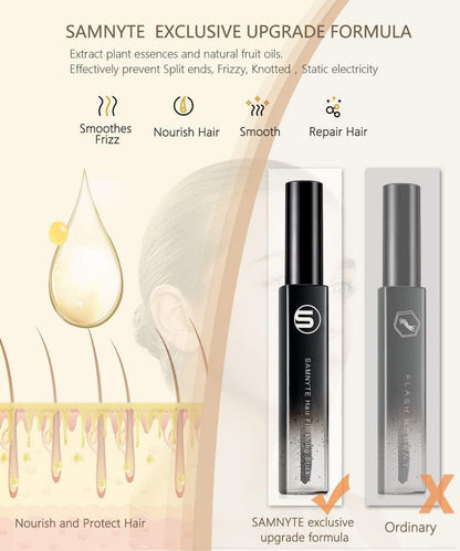 Authentic USA imported Samnyte hair feel stick dual pack packaging close up