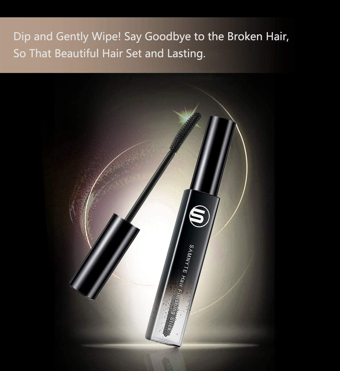 Compact zero point seven fluid ounce hair wax mascara wand for travel