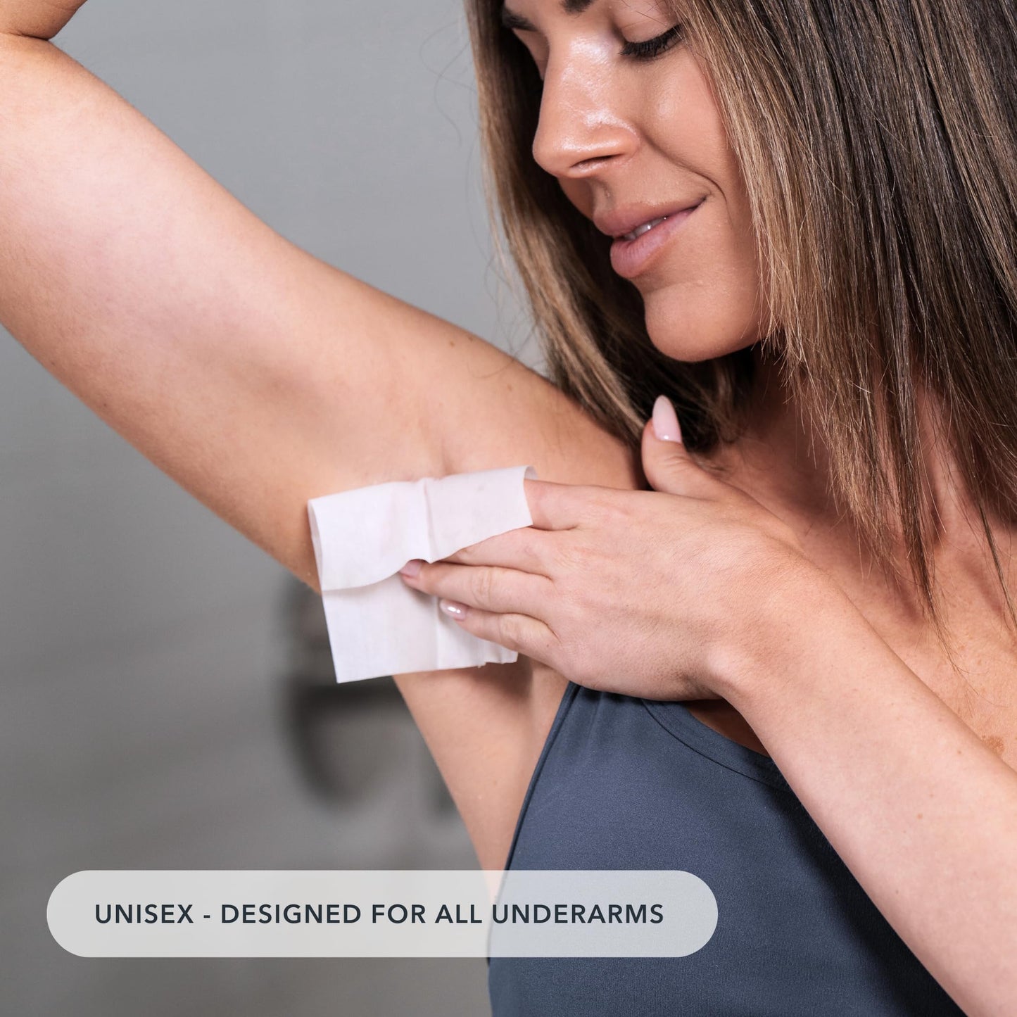 SweatBlock seven day protection antiperspirant wipe travel friendly packaging