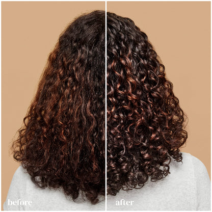 Ouidad flexible hold styling gel for curly hair texture management.