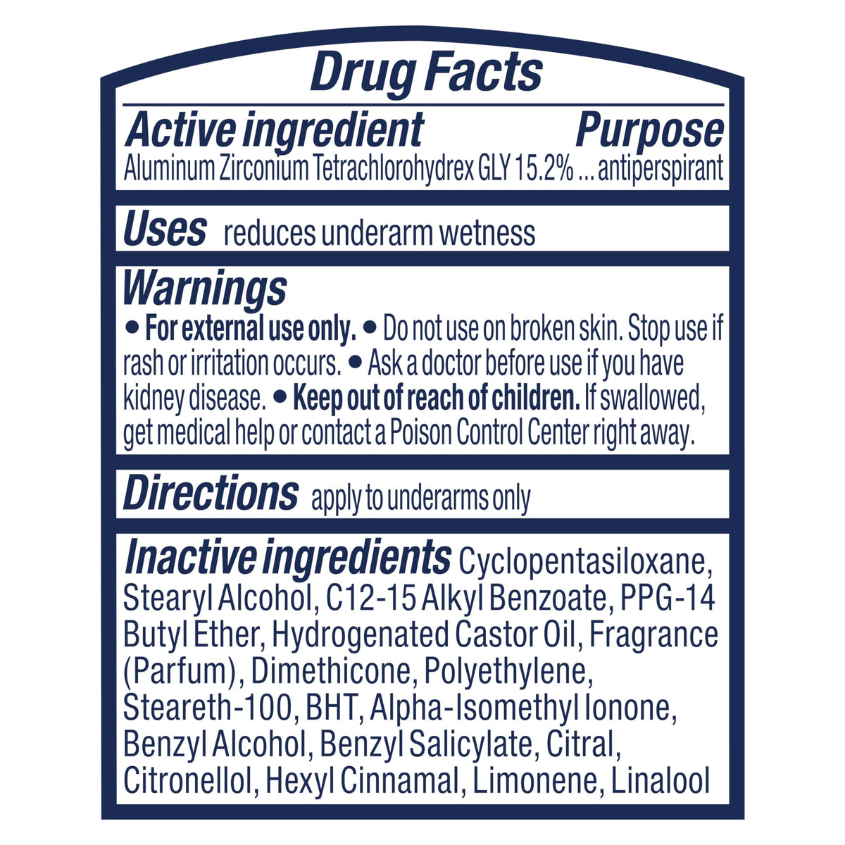 Degree 2.6 ounce women antiperspirant deodorant lifestyle display