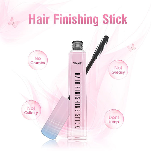 FUNAN hair mascara wand applicator pulled out to show the clear styling gel texture.