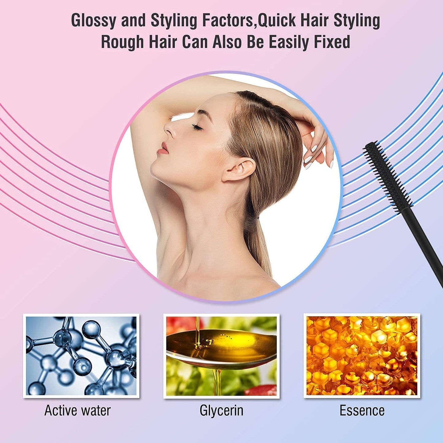 Two pack bundle of FUNAN hair finishing stick showcasing the travel friendly size.