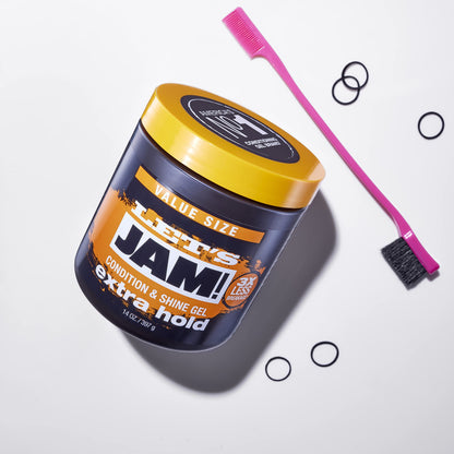 SoftSheen Carson alcohol free hair gel for extra hold and flake free braiding styles