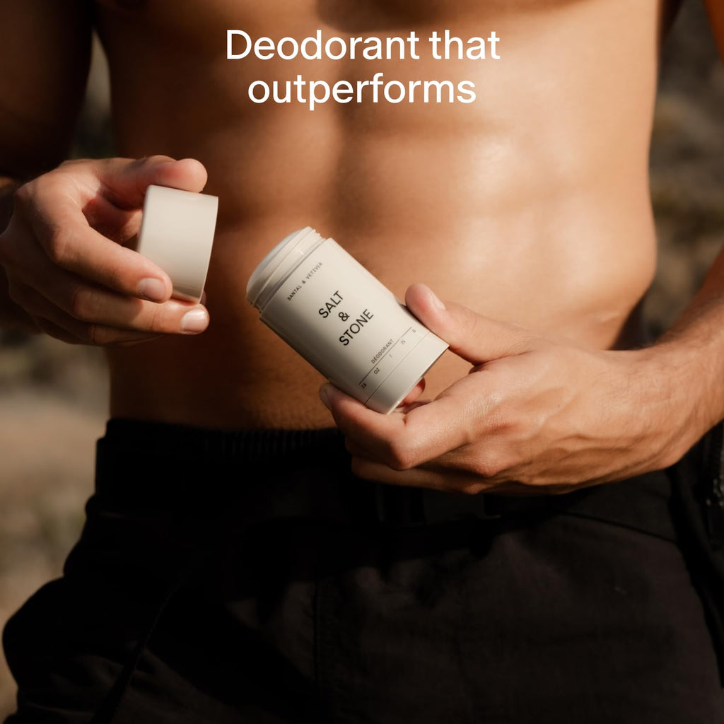 Salt And Stone Deodorant back label showing ingredient list
