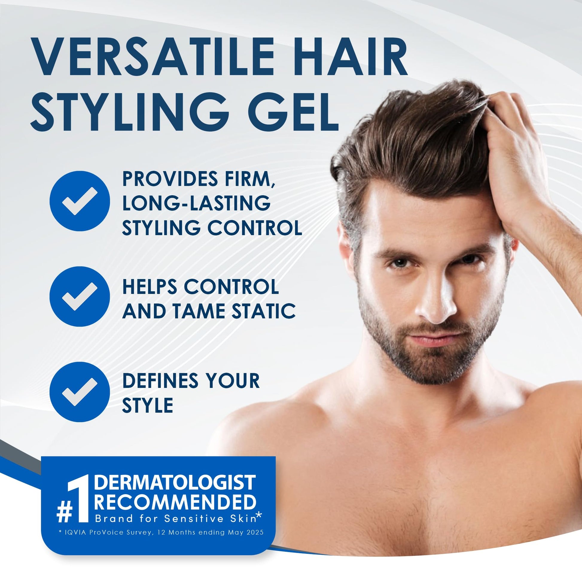 Vanicream unscented alcohol free hair gel 7 Ounce tube
