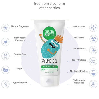 Toxin free children hair care product close up