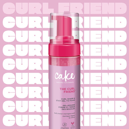 Cake Beauty volumizing hair gel for curly hair definition and frizz protection
