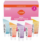 Lume cream minis tubes arranged neatly on a surface