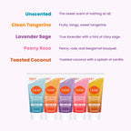 Lume travel size deodorant open tube showing cream texture
