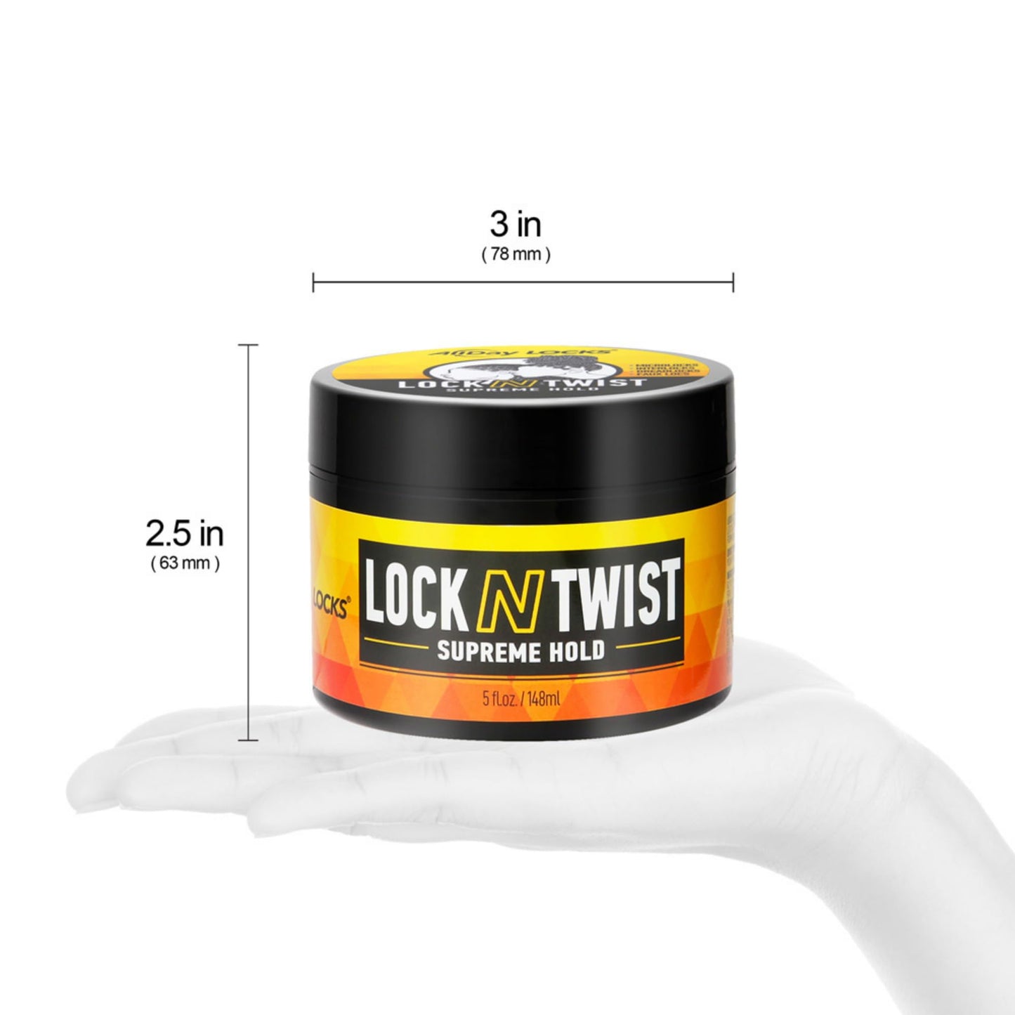 Premium USA imported hair gel for microlocs and protective styling control