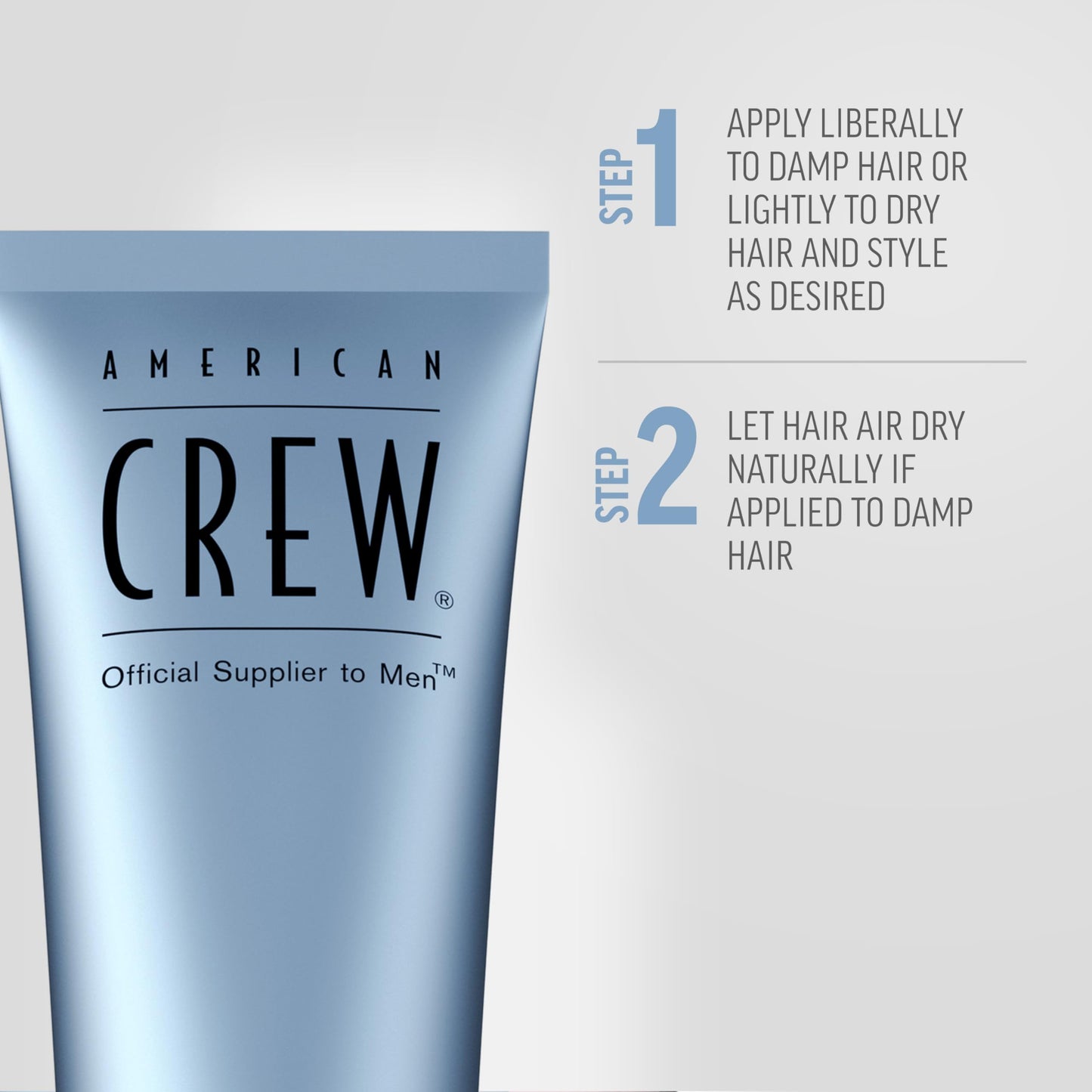 American Crew Fiber Cream back panel showing ingredients and usage instructions.