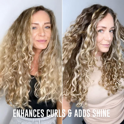 Texture shot of Irish Sea Moss curly hair styler gel.