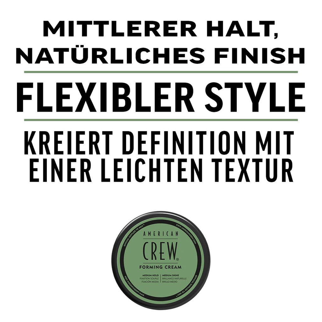 American Crew hair styling cream texture display