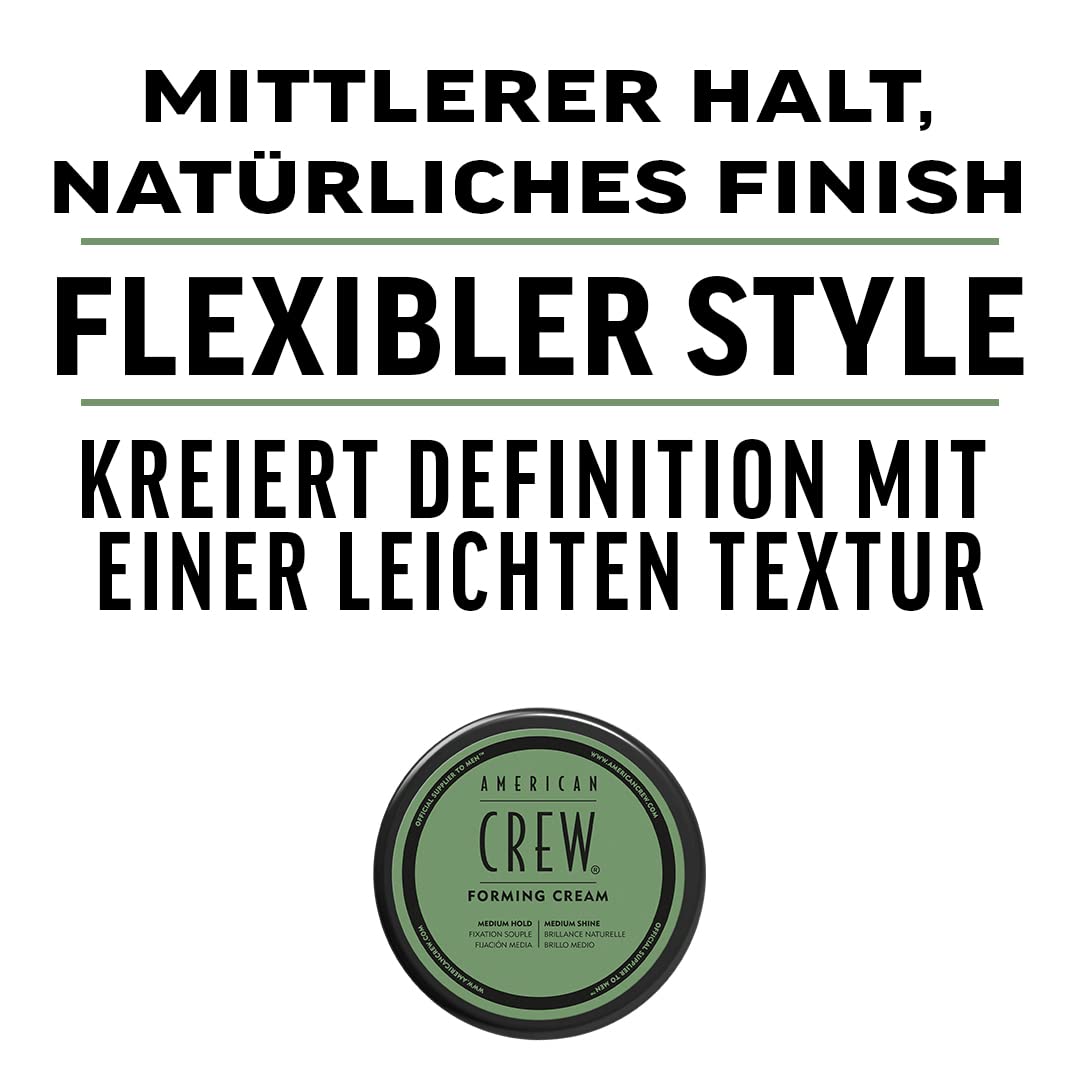 American Crew hair styling cream texture display