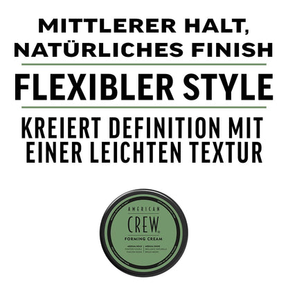 American Crew hair styling cream texture display