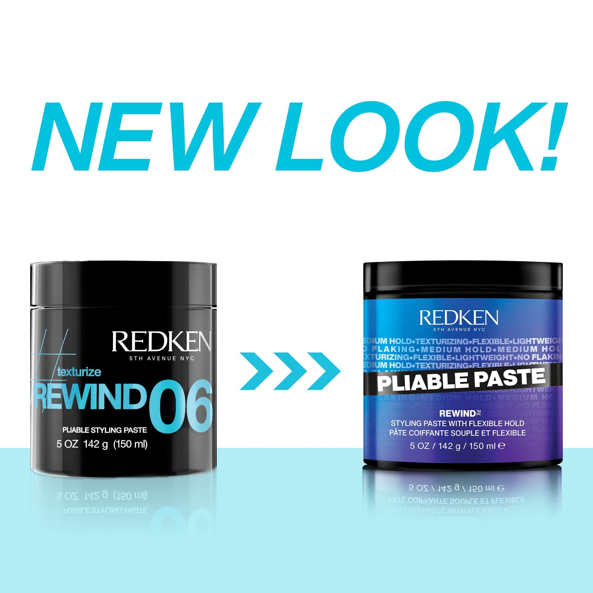 Redken Flexible Hold Styling Paste showing jar packaging for professional hair shaping