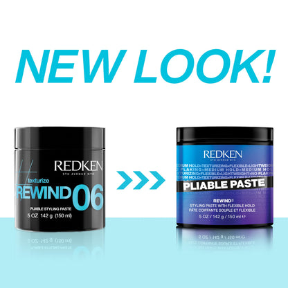 Redken Flexible Hold Styling Paste showing jar packaging for professional hair shaping