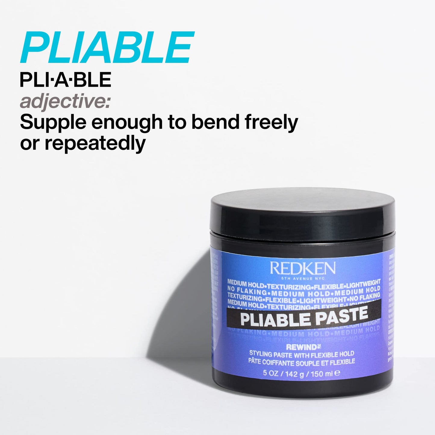 Redken imported USA beauty care pliable paste for flexible hair support