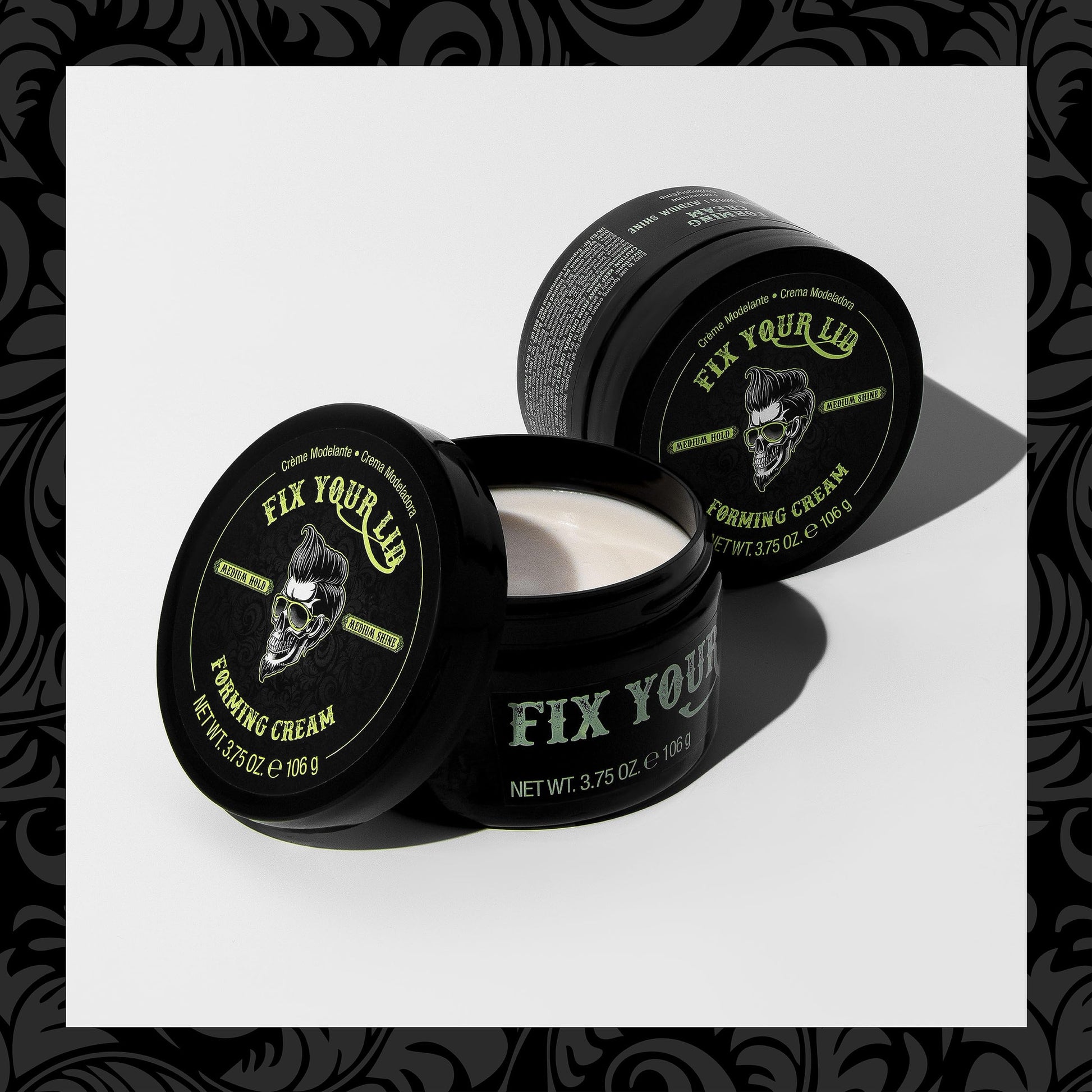 Premium non greasy water based hair cream for men by Fix Your Lid brand