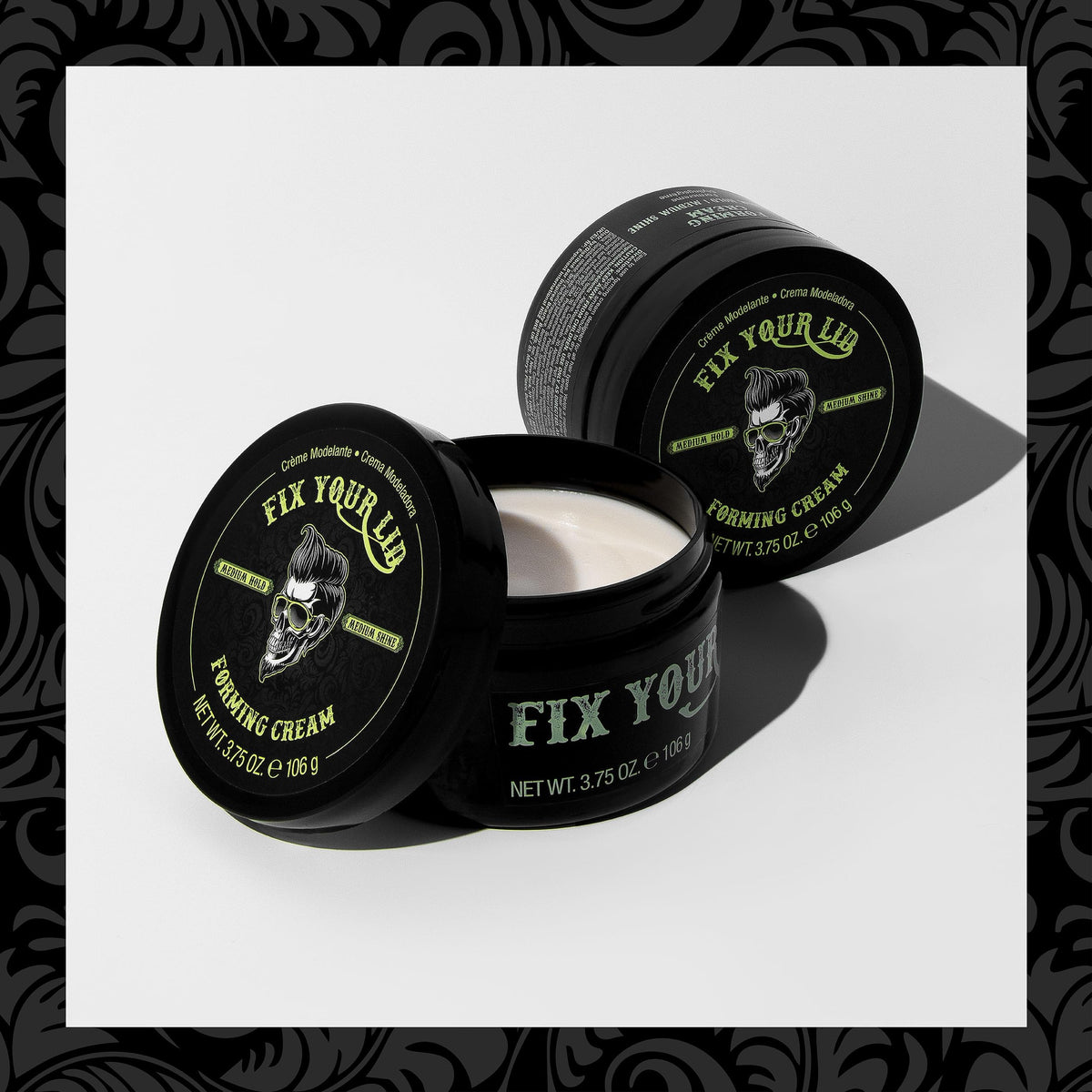 Premium non greasy water based hair cream for men by Fix Your Lid brand