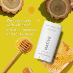Native natural deodorant ingredients label and details